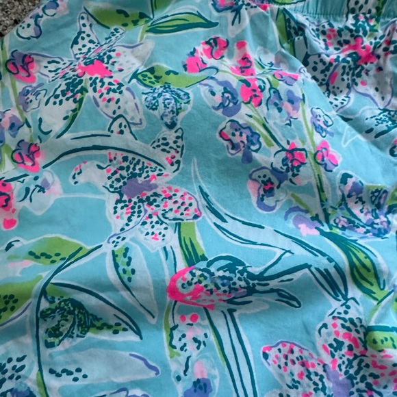 euc Lilly Pulitzer sway this way bali blue ocean view board shorts - Picture 6 of 7